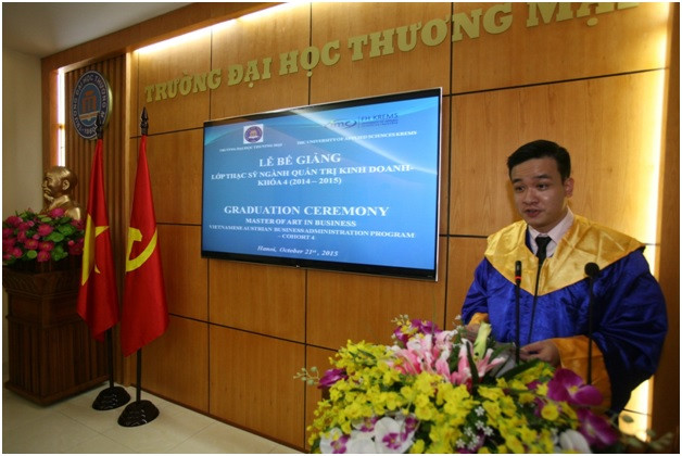 Trường Đại học Thương mại tổ chức lễ bế giảng thạc sĩ Quản trị kinh doanh khóa 4